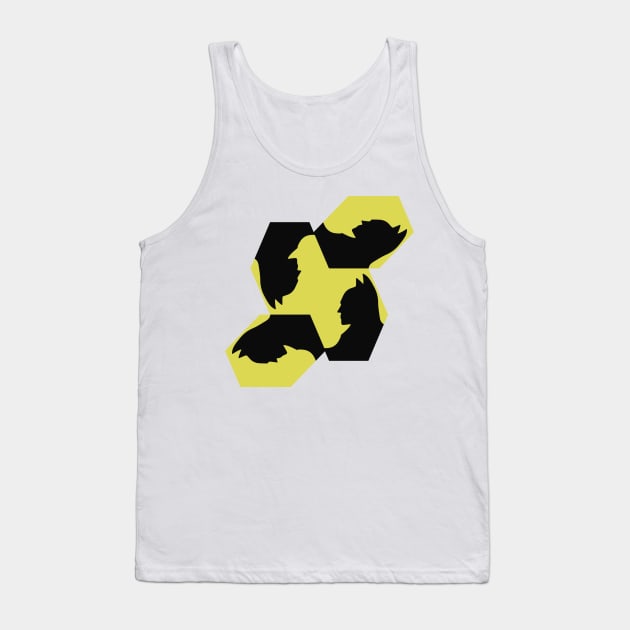 TWO IMAGES Penguin & Bat Tank Top by AmazingArtMandi